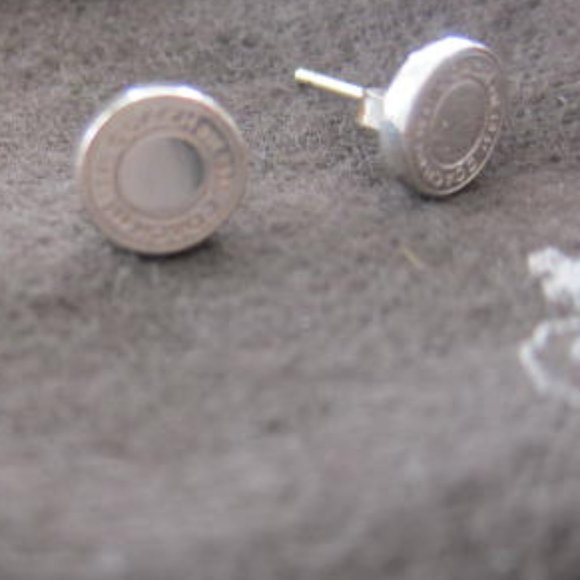 Authentic COACH Sterling Silver Stud Earrings - Picture 2 of 3